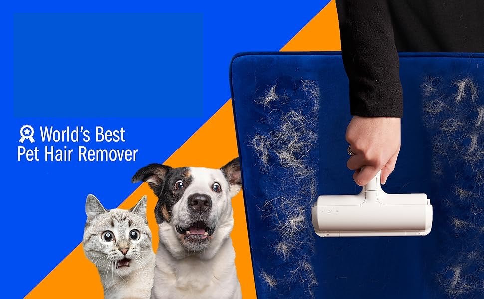 Remove Pet Hair in Seconds – No Sticky Tape, No Mess, No Stress 🐾