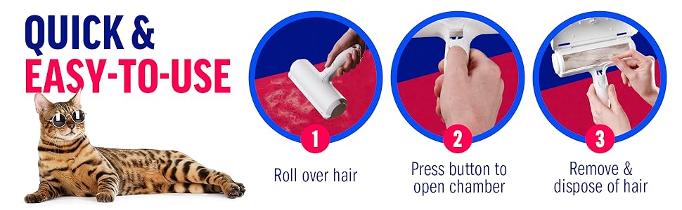 Remove Pet Hair in Seconds – No Sticky Tape, No Mess, No Stress 🐾